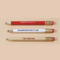 Hex Golf Pencil w/ Eraser (3 1/2")